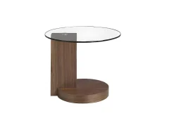 Ronde Notenhouten Hoektafel 2036-Angel Cerda Best
