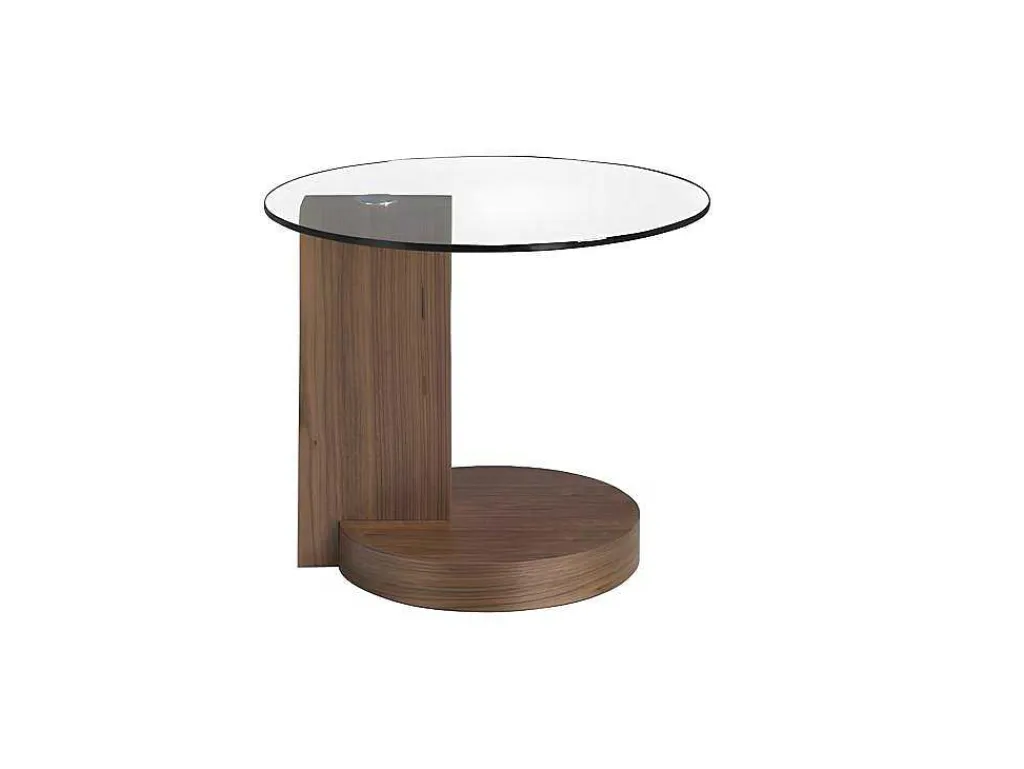 Ronde Notenhouten Hoektafel 2036-Angel Cerda Best