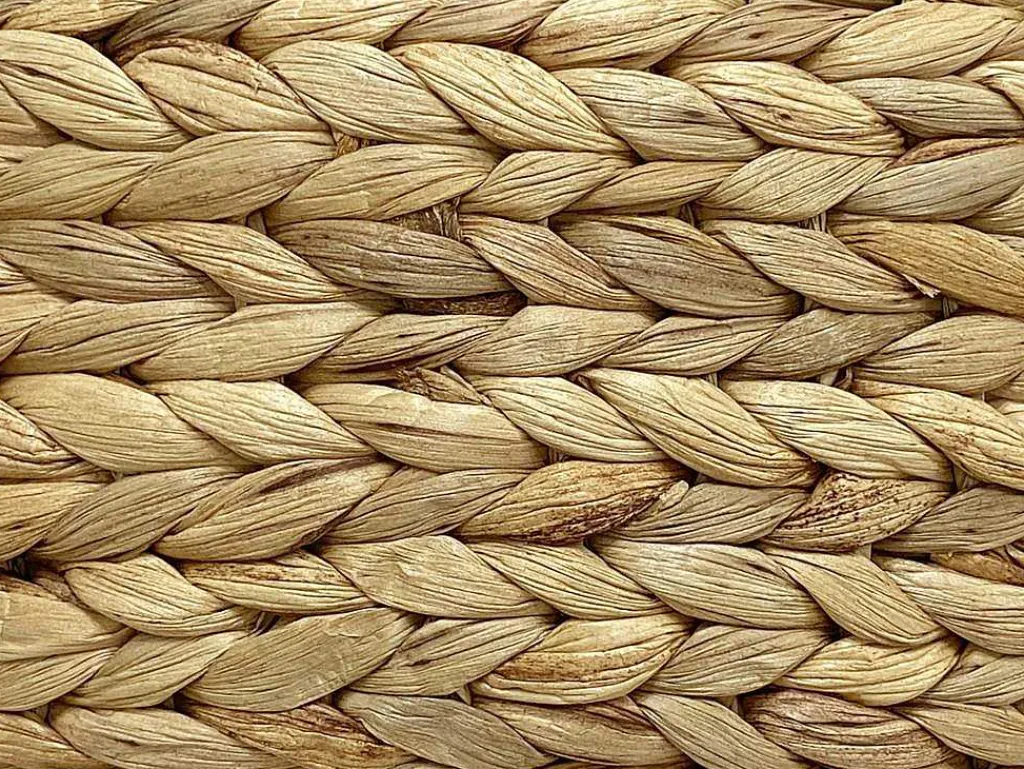 Ronde Poef In Licht, Natuurlijk Rotan Meviso-Vente-unique Discount