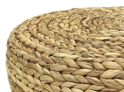 Ronde Poef In Licht, Natuurlijk Rotan Meviso-Vente-unique Discount