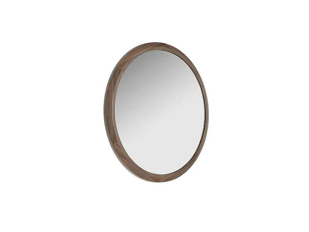Ronde Spiegel Walnoot 3084-Angel Cerda Outlet