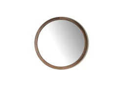 Ronde Spiegel Walnoot 3084-Angel Cerda Outlet