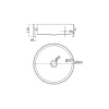 Ronde Wastafel Om Te Plaatsen - Geborsteld Koper - 38 Cm - Dechatel-Shower & Design Sale