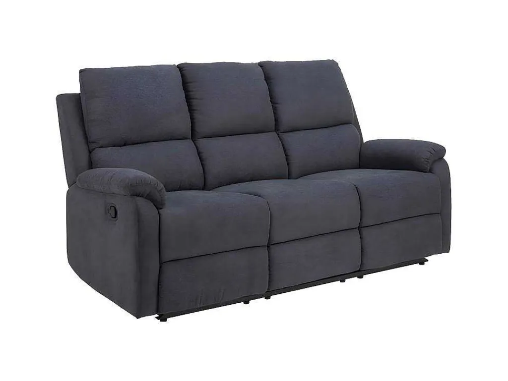 Sabel Bank 3 Persoons Relaxfauteuil Grijs.-Vente-unique Best