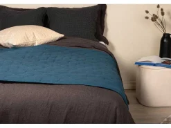 Sally Sprei 80X260Cm Blauw.-Vente-unique Best