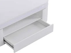 Salontafel Met 4 Kasten En 1 Lade - Leds - Mdf - Witgelakt - Vandana-Vente-unique Clearance