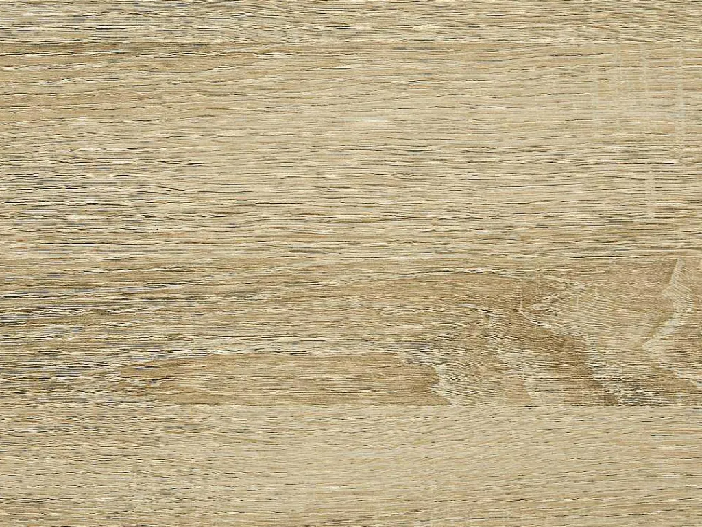 Salontafel Met Afneembaar Tafelblad En 1 Lade - Mdf En Staal - Naturel En Wit - Balun-Vente-unique New