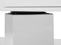 Salontafel Met Draaibaar Tafelblad, 2 Lades En 2 Nissen - Mdf - Wit Gelakt - Ilya-Vente-unique Hot