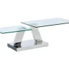 Salontafel Met Draaiblad Oyrus - Gehard Glas & Metaal-Maison Céphy Discount