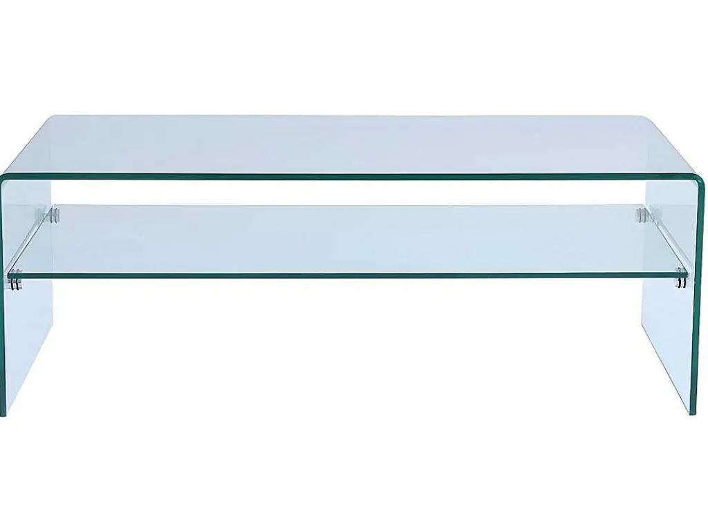 Salontafel Trenia - Dubbele Plaat - Gehard Glas-Vente-unique Online