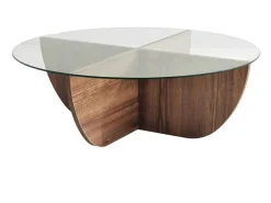 Salontafel Van Gehard Glas - Naturel En Transparant - Aysun-Vente-unique New