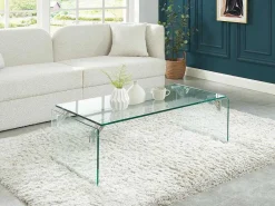 Salontafel Van Gehard Glas - Transparant - Madro-Vente-unique Online