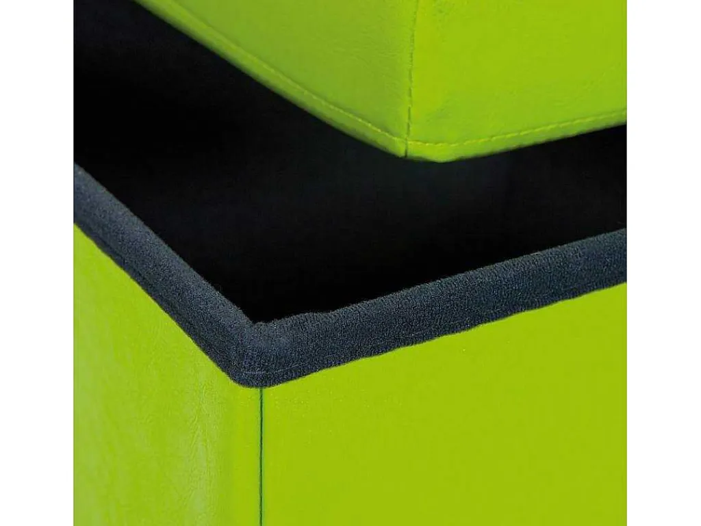 Sanne Opbergdozen Voetenbank Met Deksel, Groen.-Vente-unique Discount