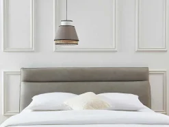 Scandinavische Rieten Hanglamp - Naturel En Warmgrijs - D35 X H120 Cm - Klaus-OZAIA Outlet