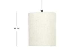 Scandinavische Wandlamp - Mangohout En Stof - D21 X H36 Cm - Licht Naturel En Beige - Paliana-OZAIA Online