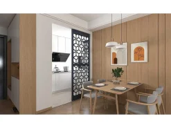 Scheidingswand Verzinkt Staal L88 X H245 Cm Antraciet - Verstelbare Hoogte - Lateri-Vente-unique Best