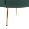 Schelpvormige Fauteuil Van Spargroen Velours Dandelion - Van-PASCAL MORABITO Outlet