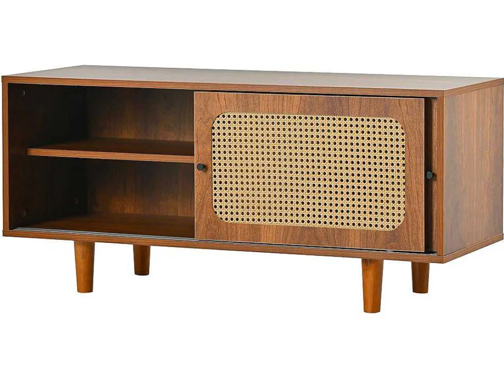 Schoenenkast - Met 2 Deuren En Verstelbare Planken - Bruin-ModernLuxe New
