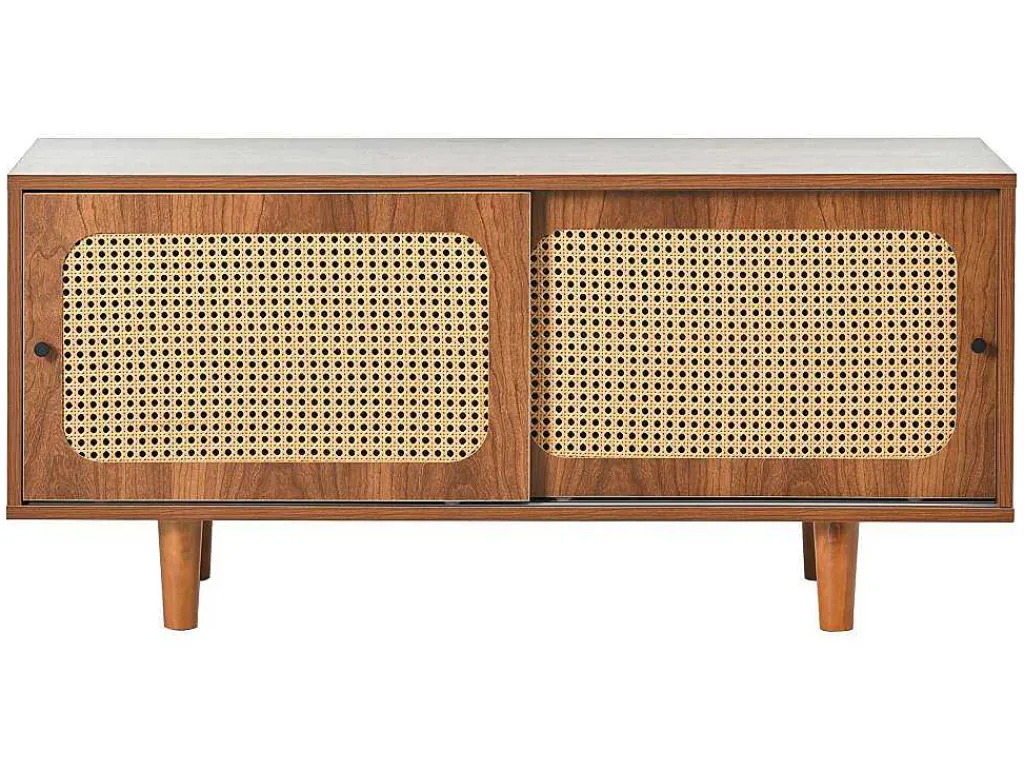 Schoenenkast - Met 2 Deuren En Verstelbare Planken - Bruin-ModernLuxe New