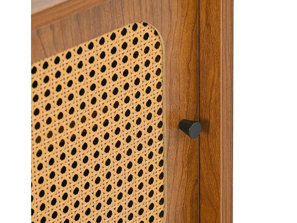 Schoenenkast - Met 2 Deuren En Verstelbare Planken - Bruin-ModernLuxe New