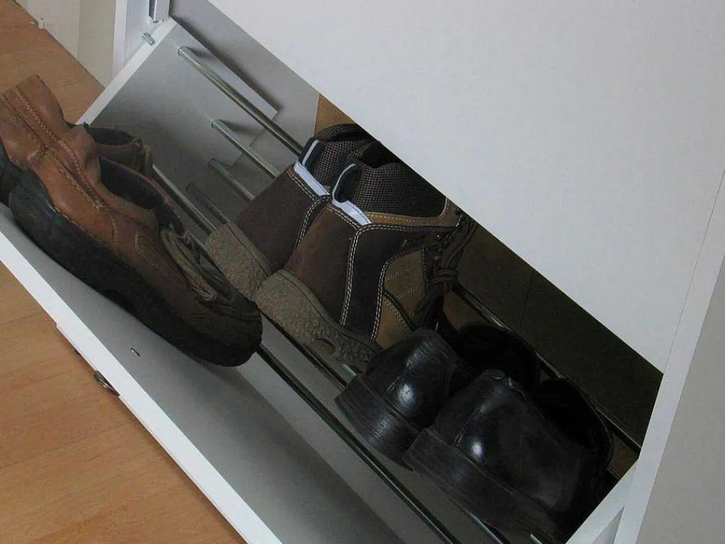 Schoenenkast Wit Venetie Met 3 Kleppen.-Vente-unique Online