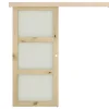 Schuifdeur Acosta Met 3 Ramen - H205Xb93 Cm - Mdf-Vente-unique Online
