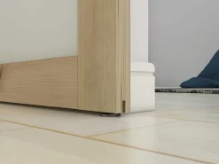 Schuifdeur Acosta Met 3 Ramen - H205Xb93 Cm - Mdf-Vente-unique Online