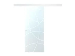 Schuifdeur In Opbouw - H205 X L73 Cm - Gehard Glas-Vente-unique Outlet
