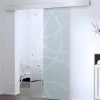 Schuifdeur In Opbouw - H205 X L93 Cm - Gehard Glas-Vente-unique Outlet