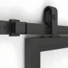 Schuifdeur Sinca - H205 X B83 Cm - Gehard Glas En Aluminium-Vente-unique Sale