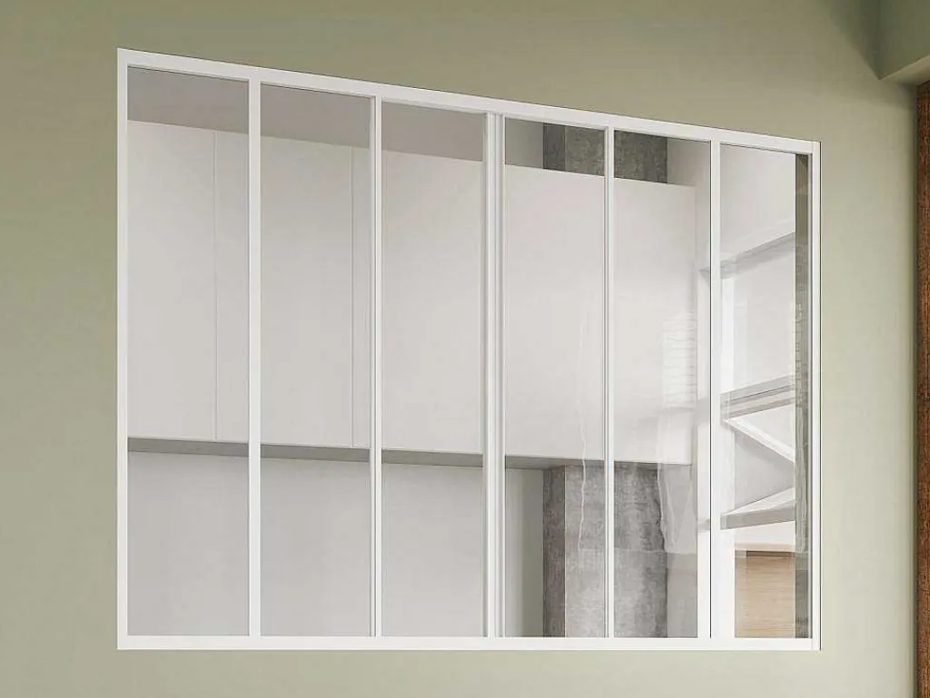 Schuifraam Van Gepoedercoat Wit Aluminium 180 X 130 Cm - Ravena-Vente-unique