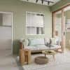 Schuifraam Van Gepoedercoat Wit Aluminium 120 X 130 Cm - Ravena-Vente-unique Sale