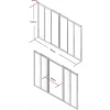 Schuifraam Van Gepoedercoat Zwart Aluminium 180 X 105 Cm - Ravena-Vente-unique Best