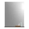 Scout Spiegel Bad 60Cm 1 Plank Hoog Glans Wit,Rookkleurig.-Vente-unique Discount
