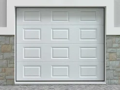 Sectionale Garagedeur Caopas Wit - Gemotoriseerd-Vente-unique