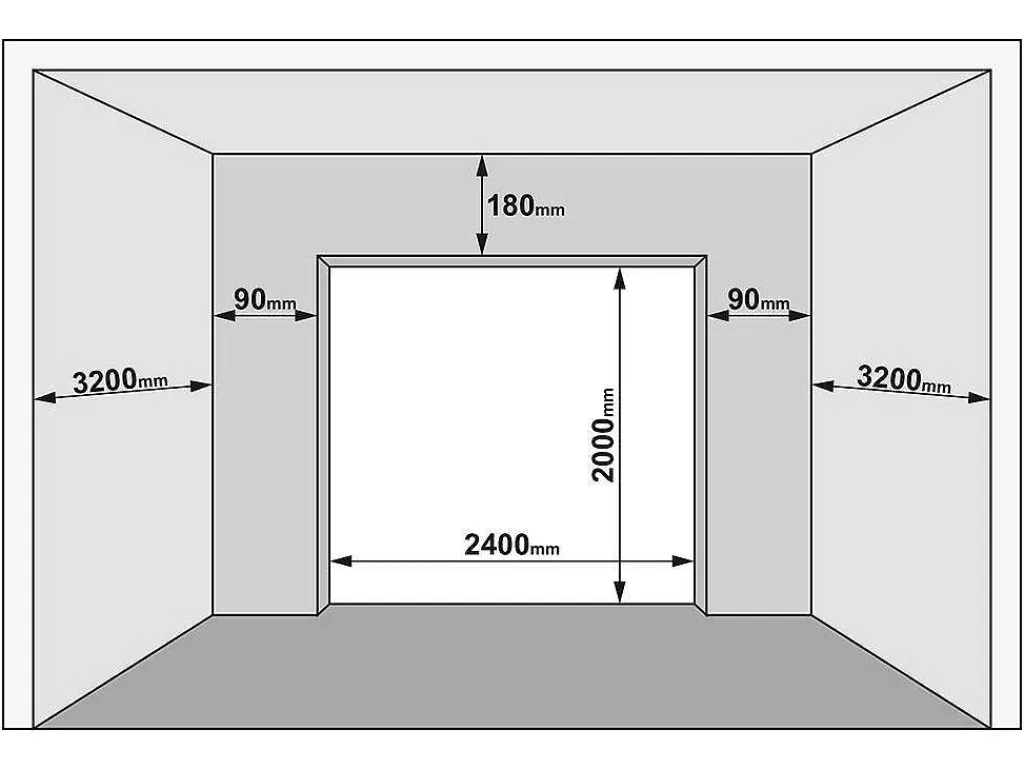 Sectionale Garagedeur Houteffect Wit Met Motor - Prieta-Vente-unique Sale