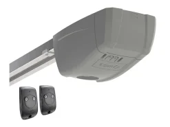 Sectionale Garagedeur Houtdecor Wit Met Motor - Prieta-Somfy Hot