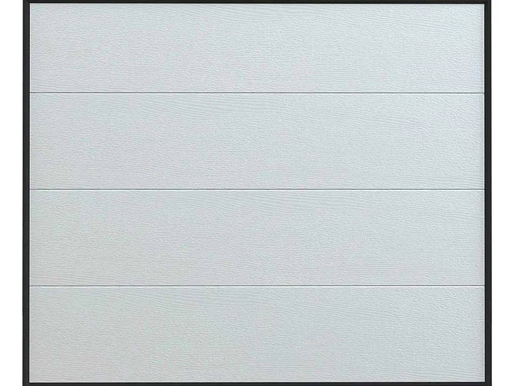 Sectionale Garagedeur Houtdecor Wit Met Motor - Prieta-Somfy Hot