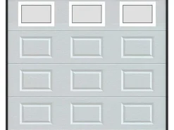 Sectionale Garagedeur Met Cassettes - Wit - Met Ramen - Met -Motor - Caopas-Somfy Sale