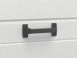 Sectionale Garagedeur Met Glad Effect En Centrale Loopdeur In Antraciet Met Motor - Lavega-Vente-unique Online