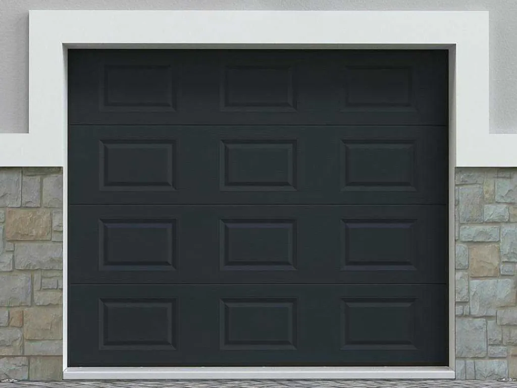 Sectionale Garagedeur Met Antraciet Cassette En Motor - Caopas-Vente-unique Discount