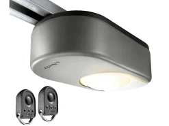 Sectionale Garagedeur Met Groefeffect Centrale Deur Grijs Met Motor - Noria-Somfy Discount