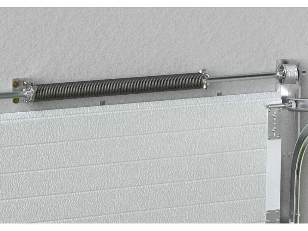 Sectionale Garagedeur Met Wit Groefeffect En Motor - Noria-Somfy Hot