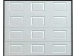 Sectionale Garagedeur Met Witte Cassette En Motor - Caopas-Somfy Outlet