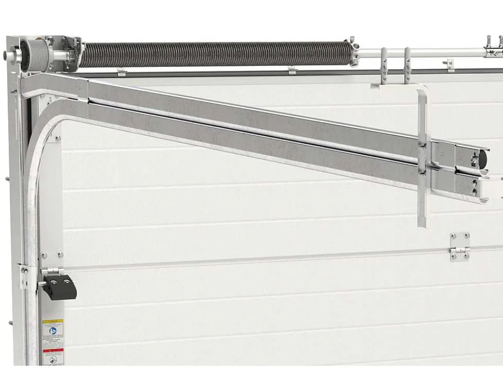 Sectionale Garagedeur Met Motor Cassette Centrale Deur Wit - Caopas-Somfy Clearance