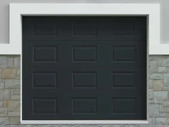 Sectionale Garagedeur Met Antraciet Cassette En Motor - Caopas-Somfy Outlet