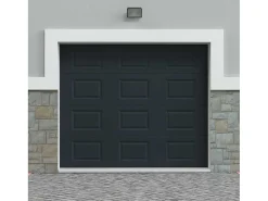 Sectionale Garagedeur Met Antraciet Cassette En Motor - Caopas-Somfy Outlet