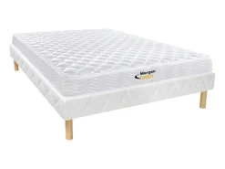 Set Bedbodem + Matras Met Veren Wolkenlos Van - 140 X 190 Cm-Morgengold Sale