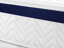 Set Bedbodem En Matras Pocketveren En Vormgeheugen Met Textuur Marquis Van Dreamea - Dikte 30 Cm - 140 X 190 Cm - Blauw-Palacio Outlet