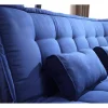 Set Blauwe Slaapbank Mishan En Grijs Tapijt Bunny-Vente-unique Hot